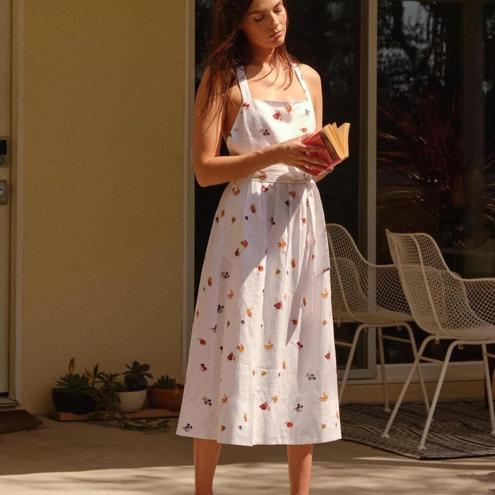 NWT Reformation Cruise Dress - Froot Loops Size 10 - Picture 3 of 9